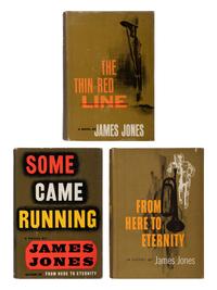 JONES, James (1921-1977). A group of 3 FIRST EDITIONS, comprising: