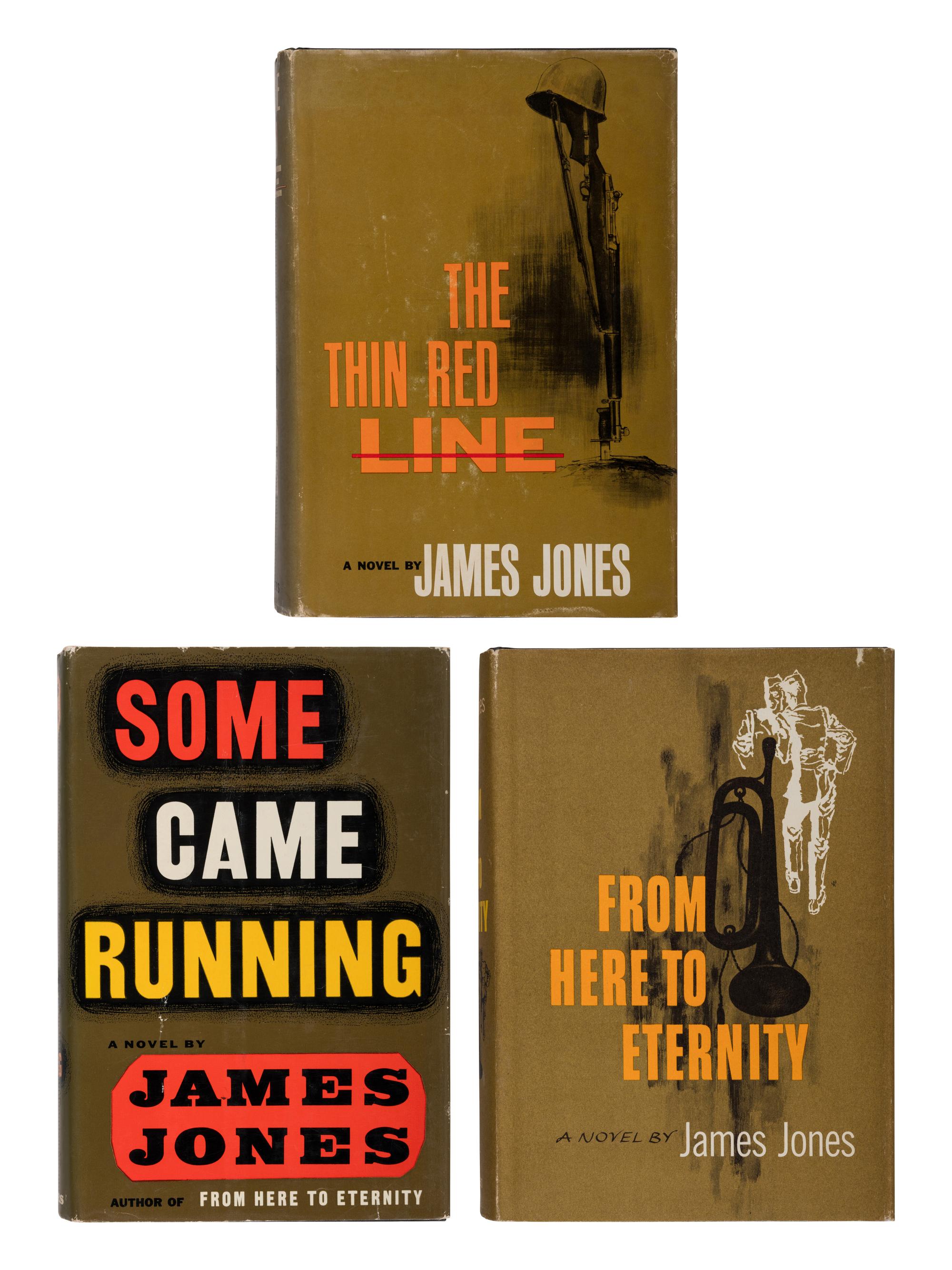 JONES, James (1921-1977). A group of 3 FIRST EDITIONS, comprising: