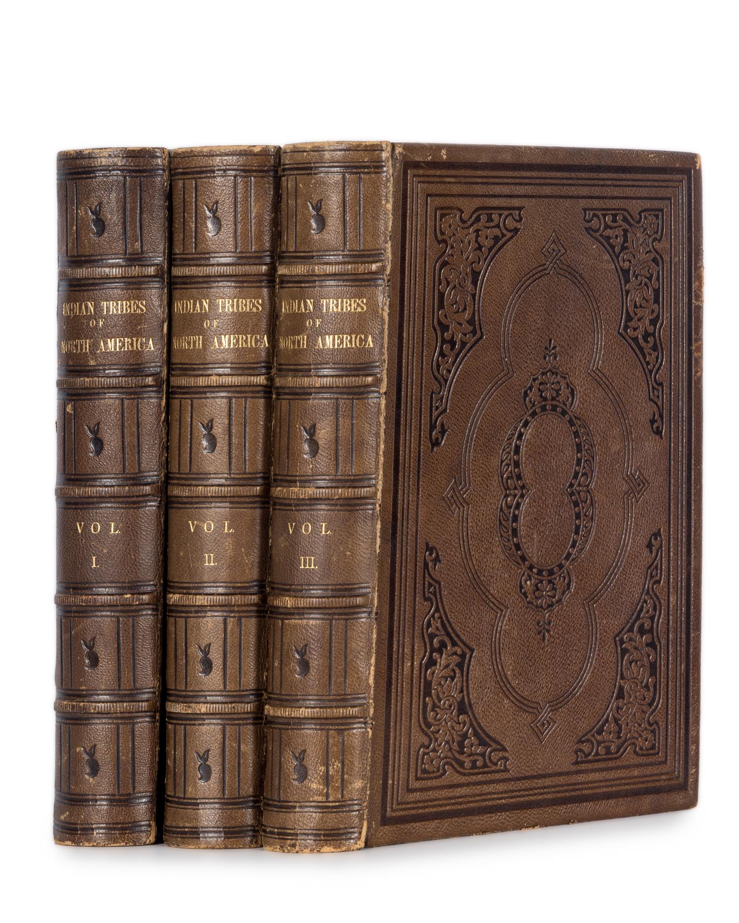 MCKENNEY, Thomas Loraine (1785-1859) and HALL, James (1793-1868). History of the Indian Tribes of North America... Philadelphia: D. Rice & A.N. Hart, 1858.