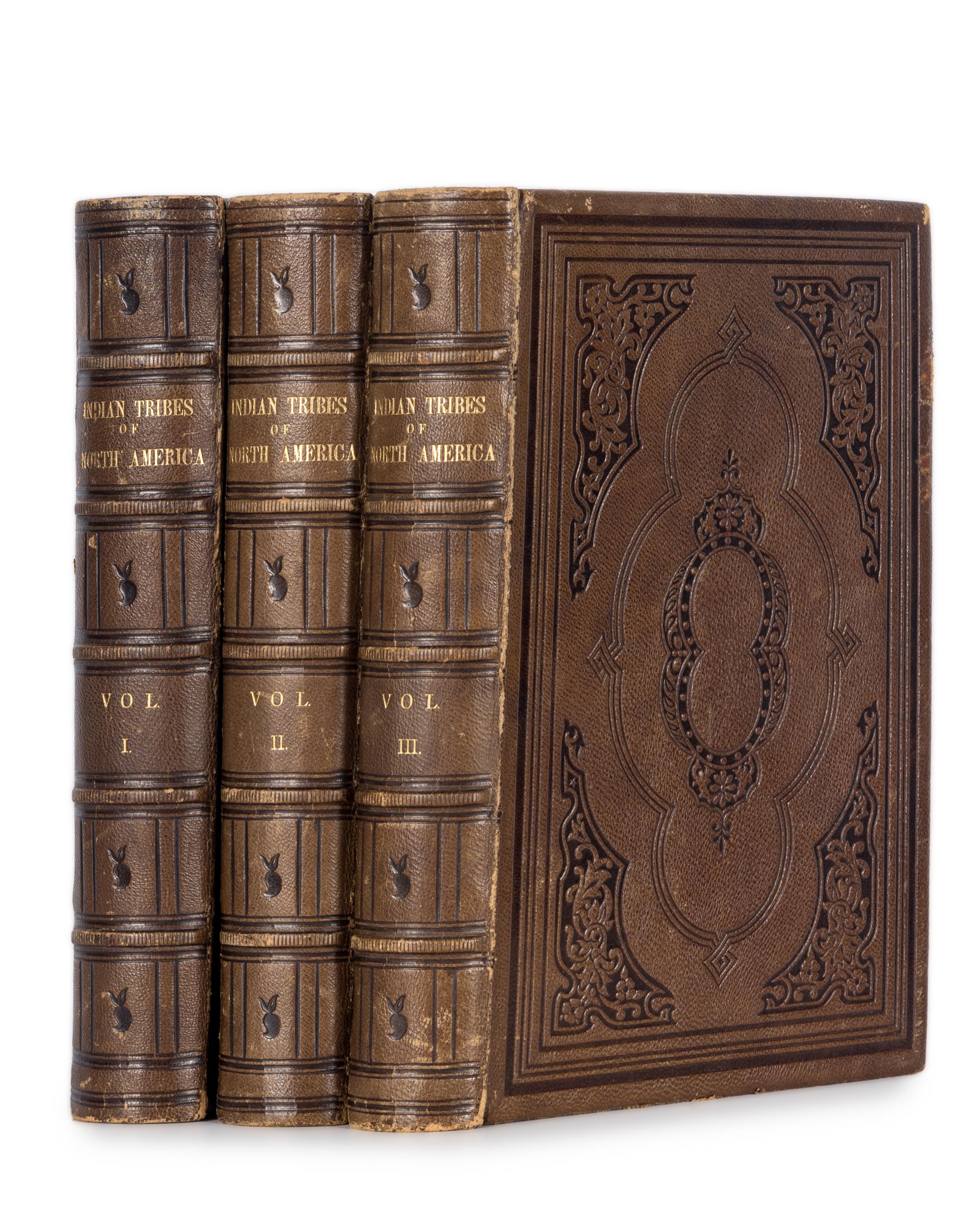 MCKENNEY, Thomas Loraine (1785-1859) and HALL, James (1793-1868). History of the Indian Tribes of North America... Philadelphia: D. Rice & A.N. Hart, 1858.