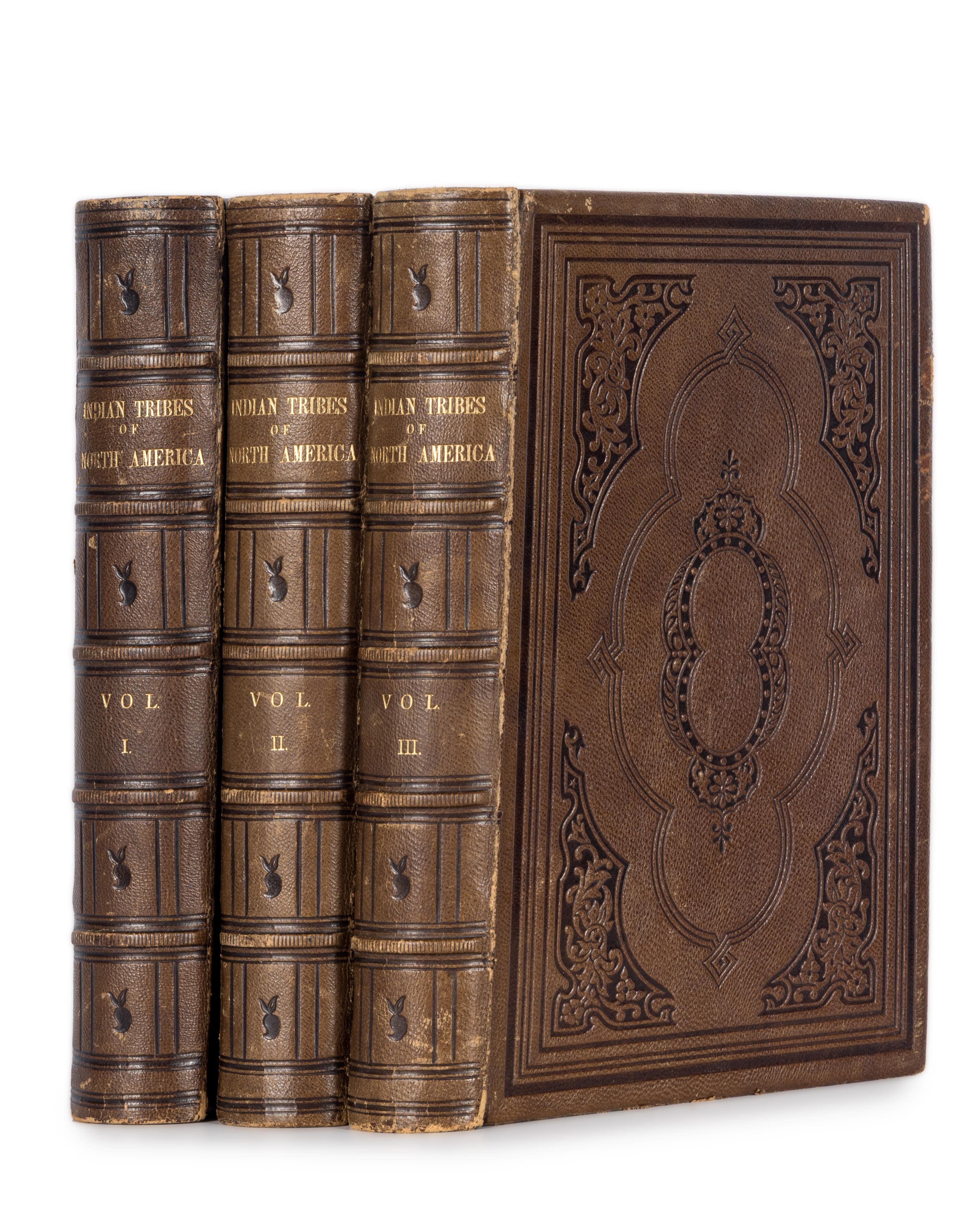 MCKENNEY, Thomas Loraine (1785-1859) and HALL, James (1793-1868). History of the Indian Tribes of North America... Philadelphia: D. Rice & A.N. Hart, 1858.