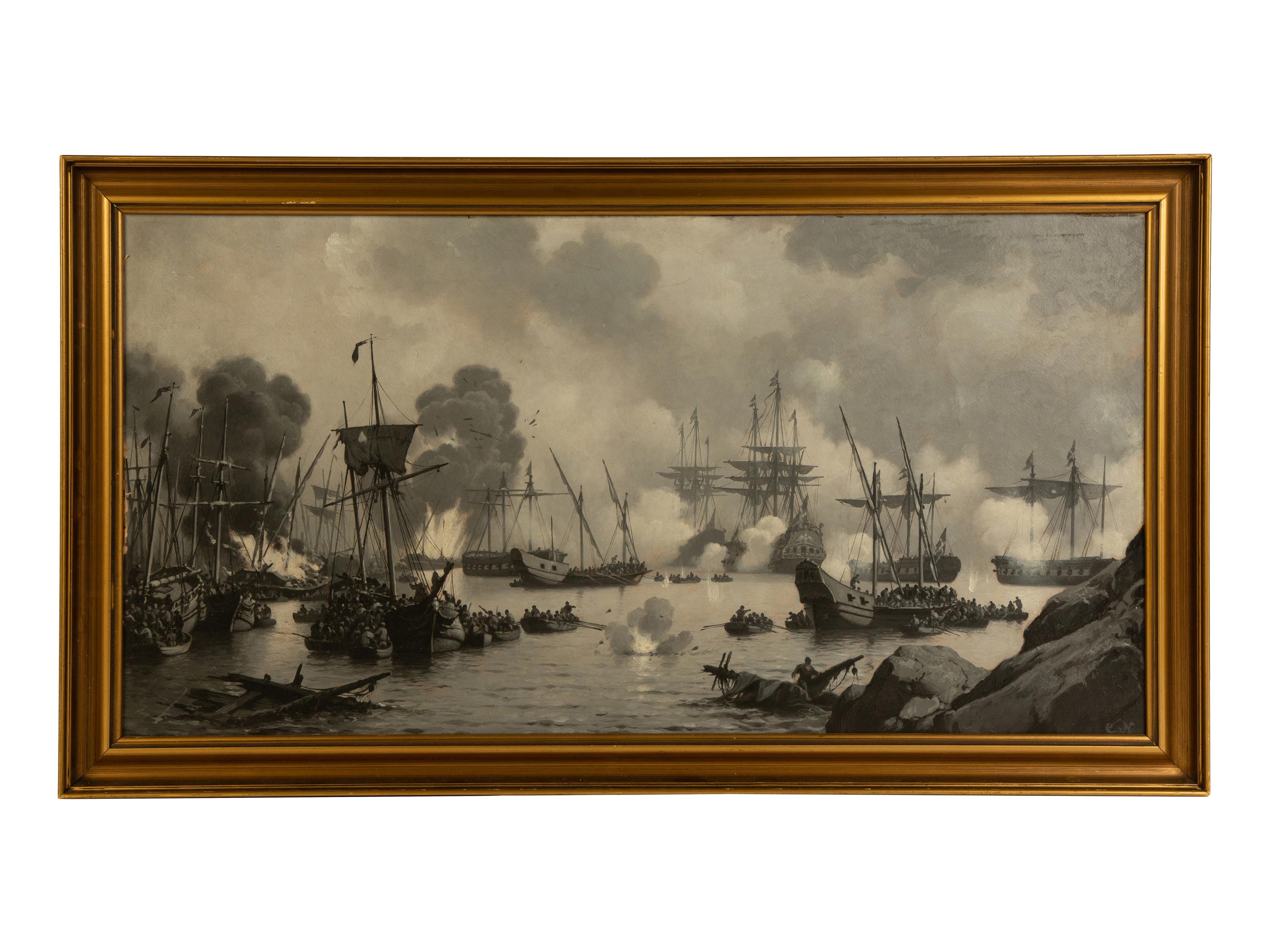 A Naval Battle, 1716