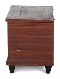 A Federal Grain-Painted Pine Blanket Chest