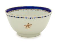 A Chinese Porcelain Cup and Saucer for the American Market