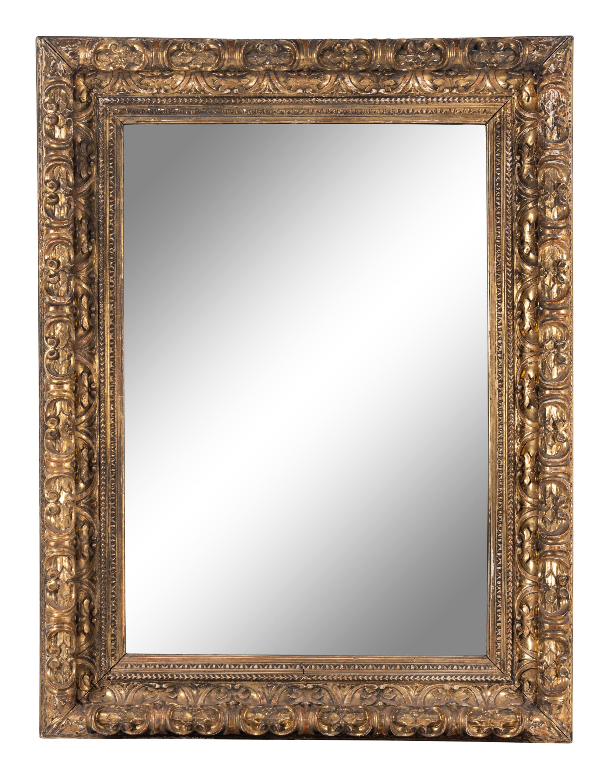 A Continental Giltwood Mirror