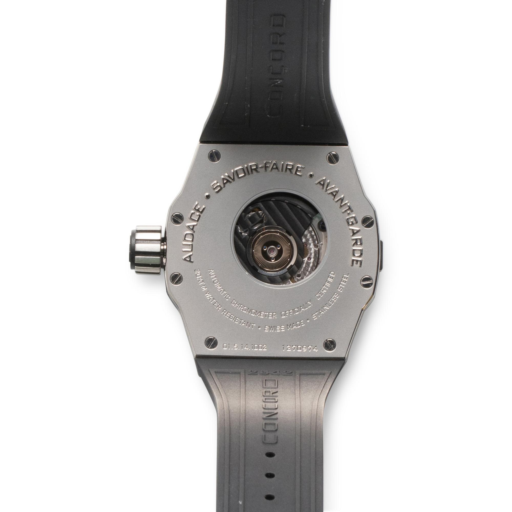 CONCORD, REF. 01.5.14.1002 STAINLESS STEEL 'C1 BIG DATE' WATCH