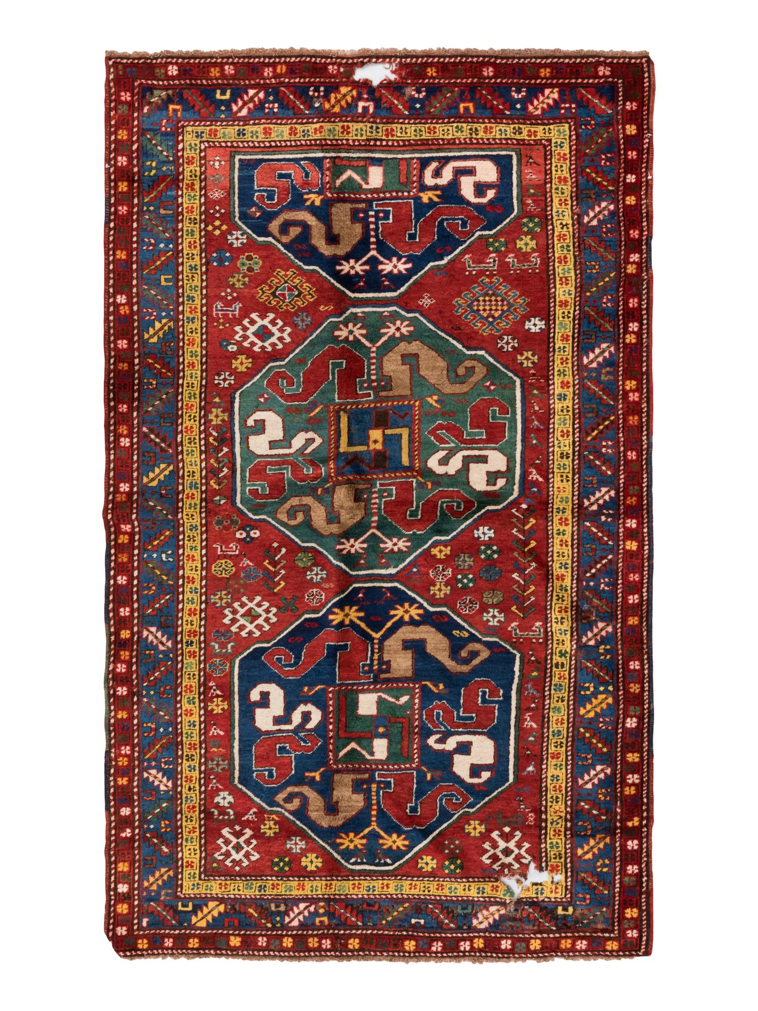 A "Cloud Band" Kazak Rug