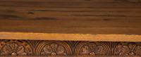 An Arts & Crafts Style Carved Oak Refectory Table