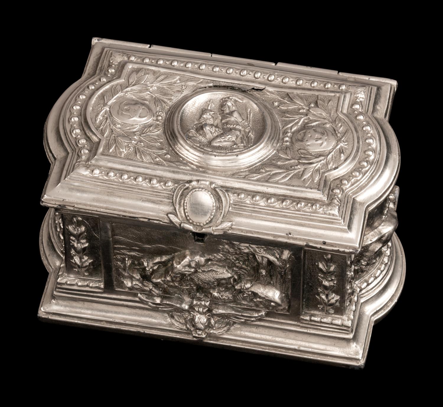 Three Silverplated Boxes — 19th Century
