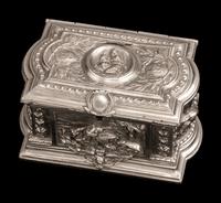 Three Silverplated Boxes — 19th Century