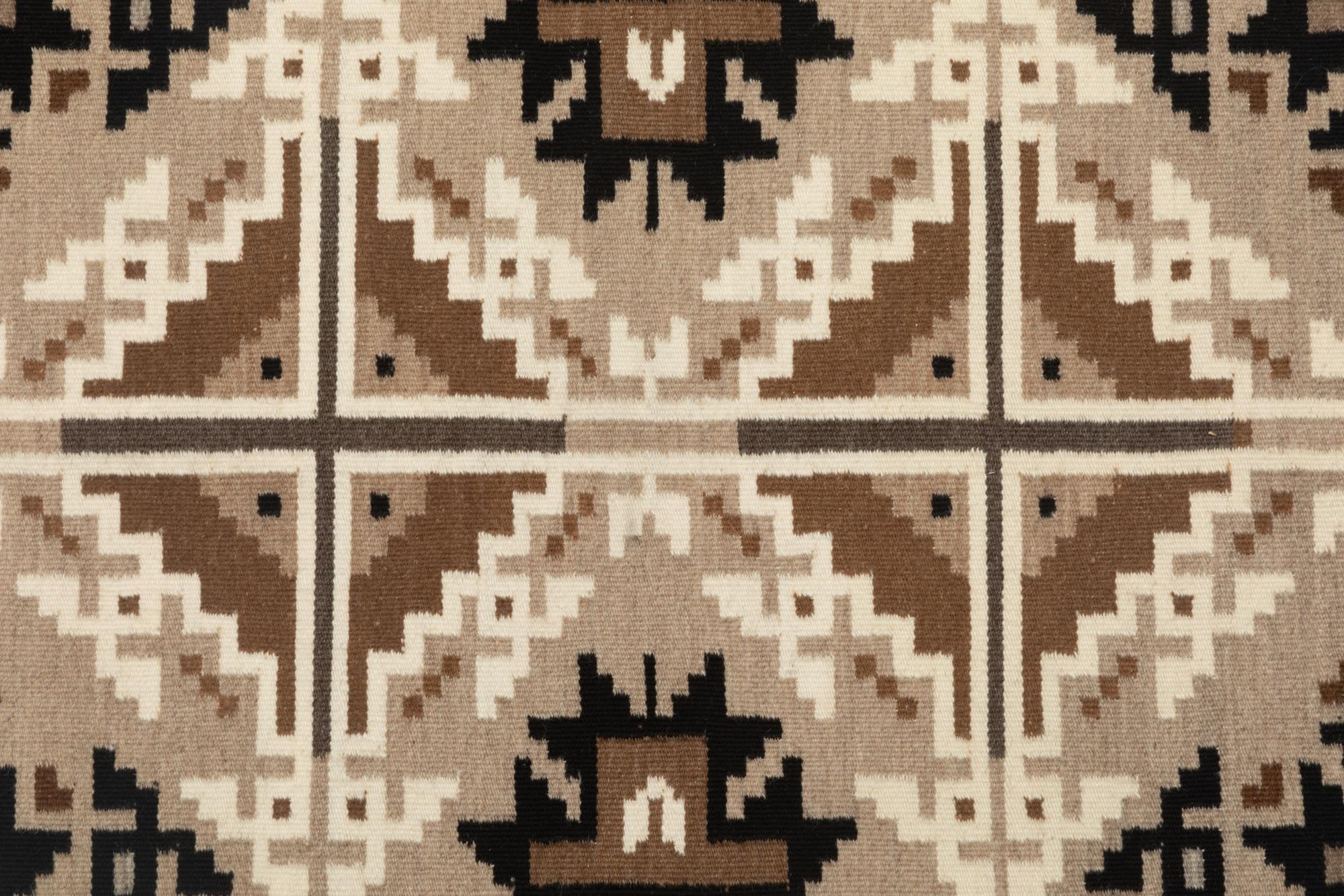 Navajo Two Grey Hills Weaving / Rug