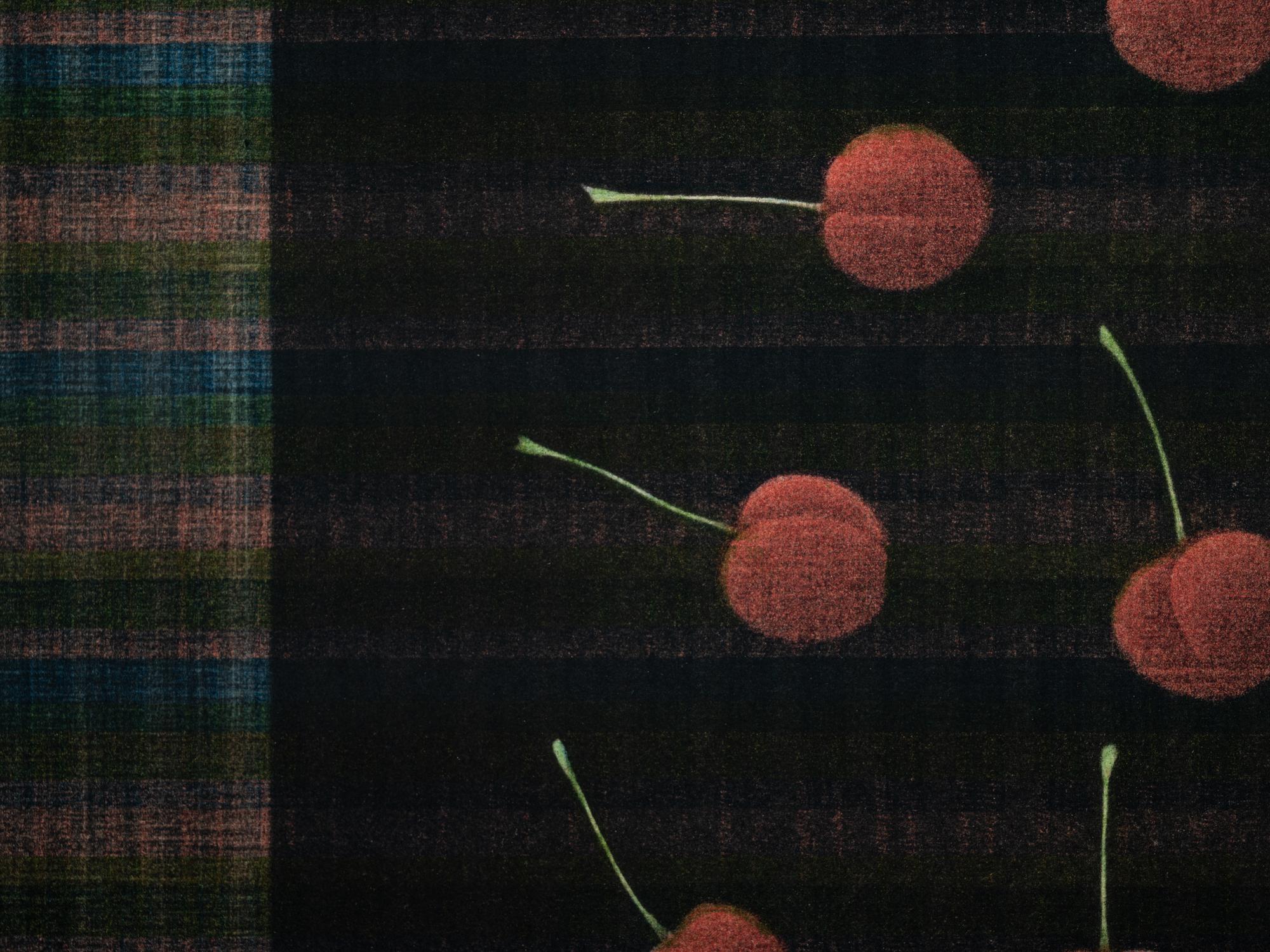 A group of four prints ( Fourteen Cherries; Clover Seeds; Pomegranate and Knife; Black Cherry)