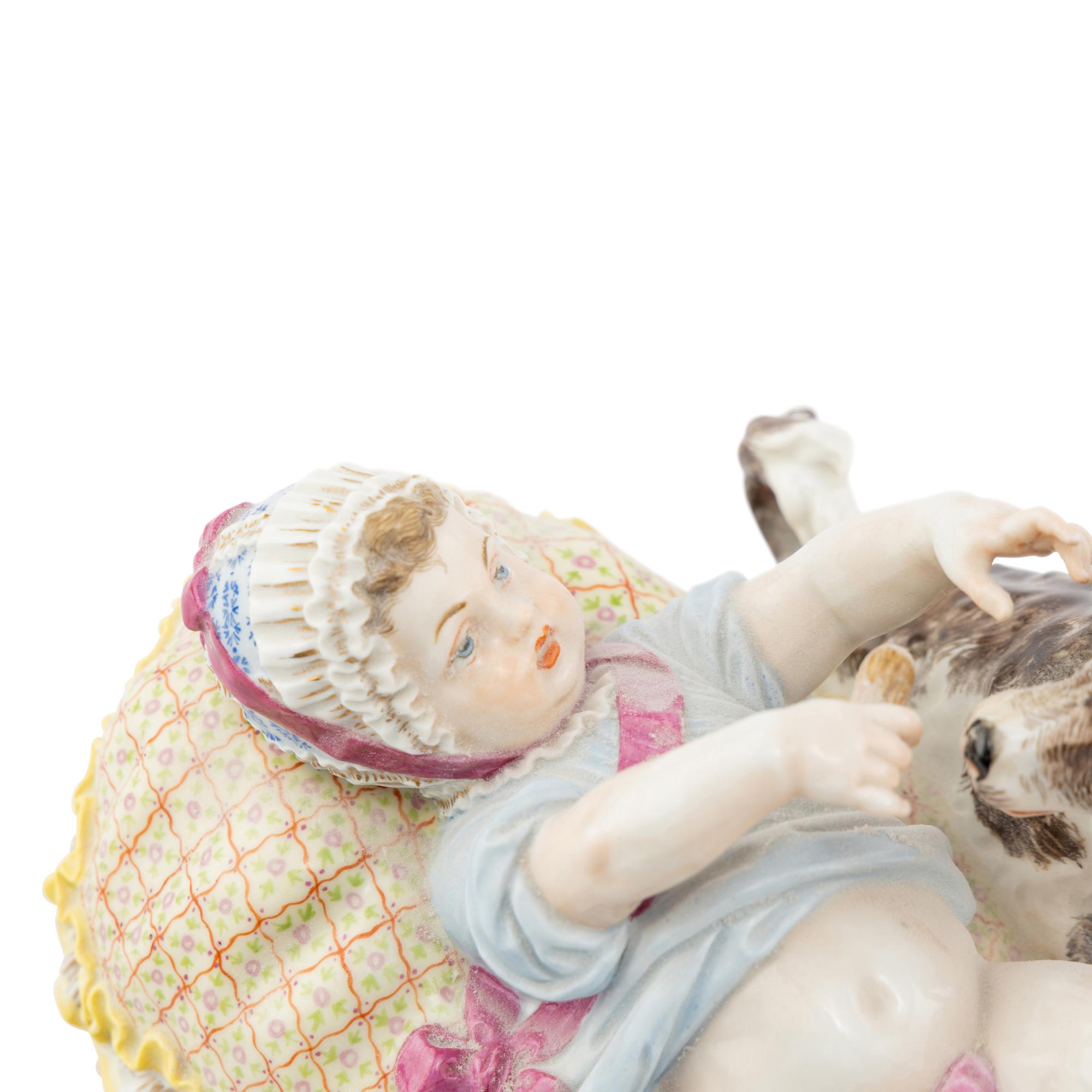A Meissen Porcelain Figural Group