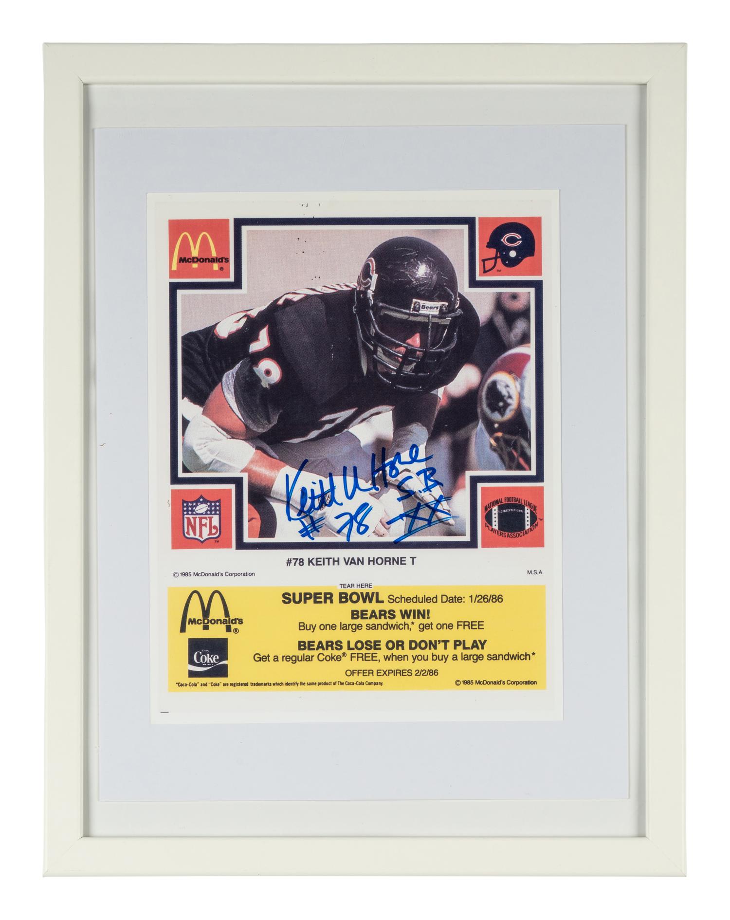 A Large Group of Chicago Bears Signed Autograph Memorabilia Featuring Dick Butkus, Dave Duerson and Wilber Marshall