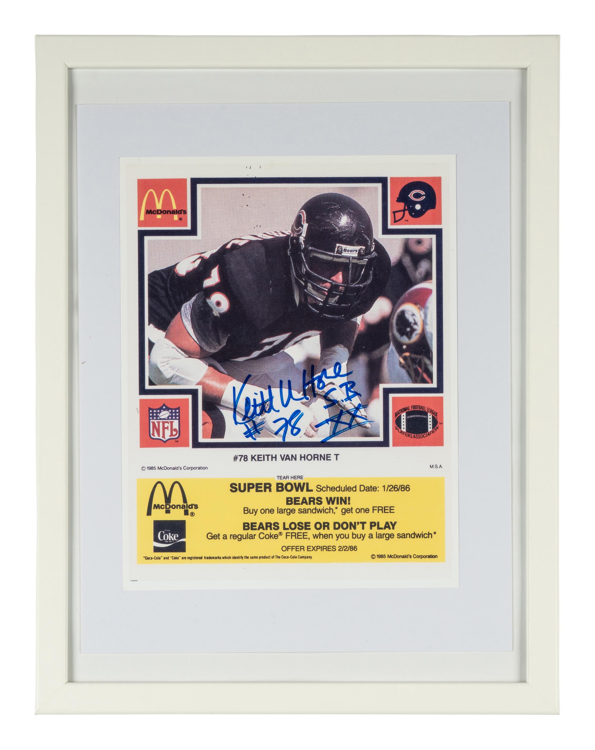 A Large Group of Chicago Bears Signed Autograph Memorabilia Featuring Dick Butkus, Dave Duerson and Wilber Marshall