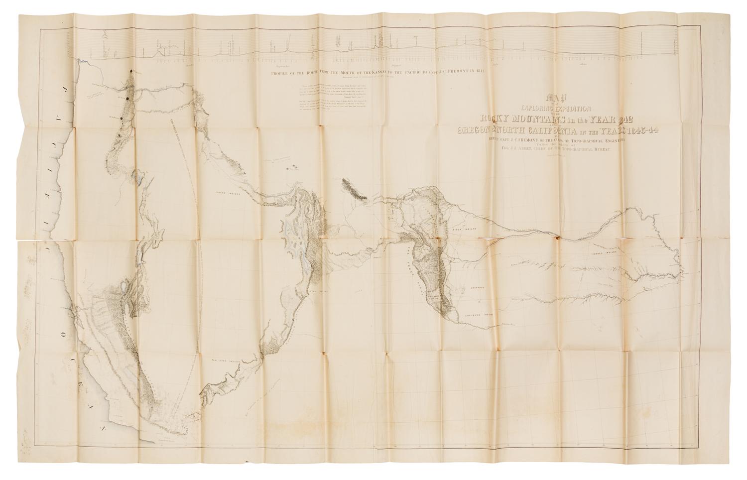 FRÉMONT, John Charles. Report of the Exploring Expedition to the Rocky Mountains. Washington: Gales and Seaton, 1845.