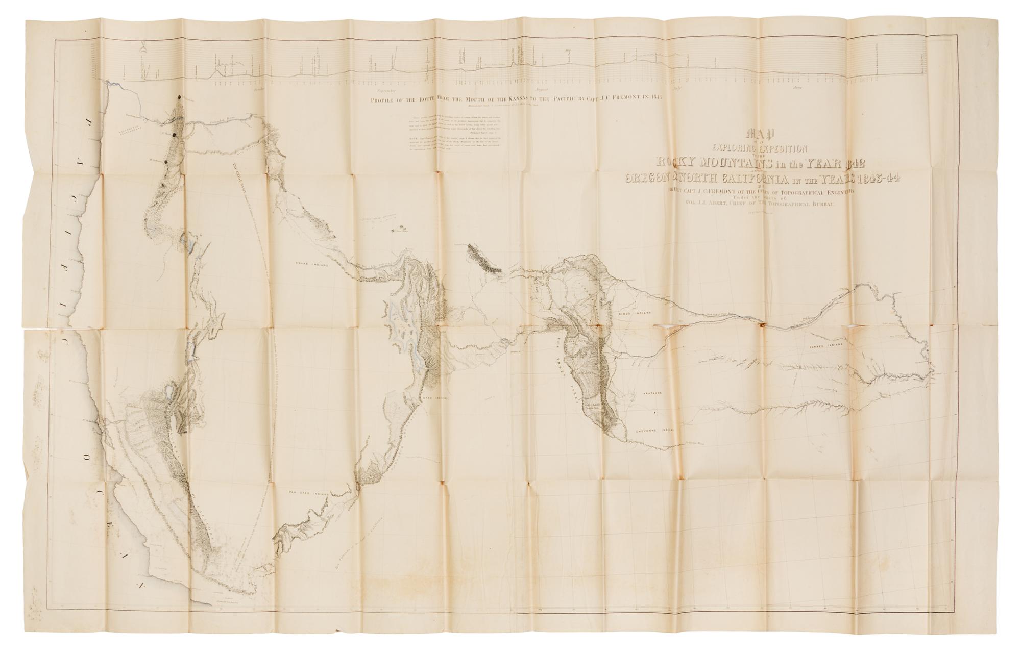 FRÉMONT, John Charles. Report of the Exploring Expedition to the Rocky Mountains. Washington: Gales and Seaton, 1845.