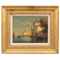 Antoine Bouvard (French, 1913-1972) — A Pair of Venetian Scenes