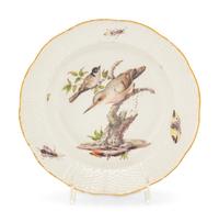 A Meissen Porcelain Ornithological Plate