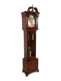 An Elgin Mahogany Tall Case Clock