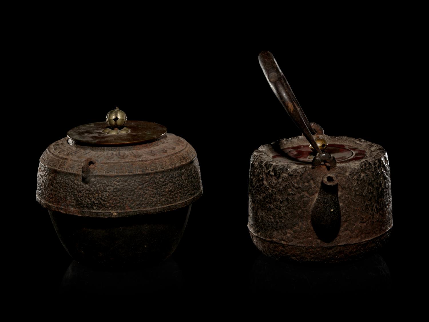 Five Japanese Cast Iron Tea Wares