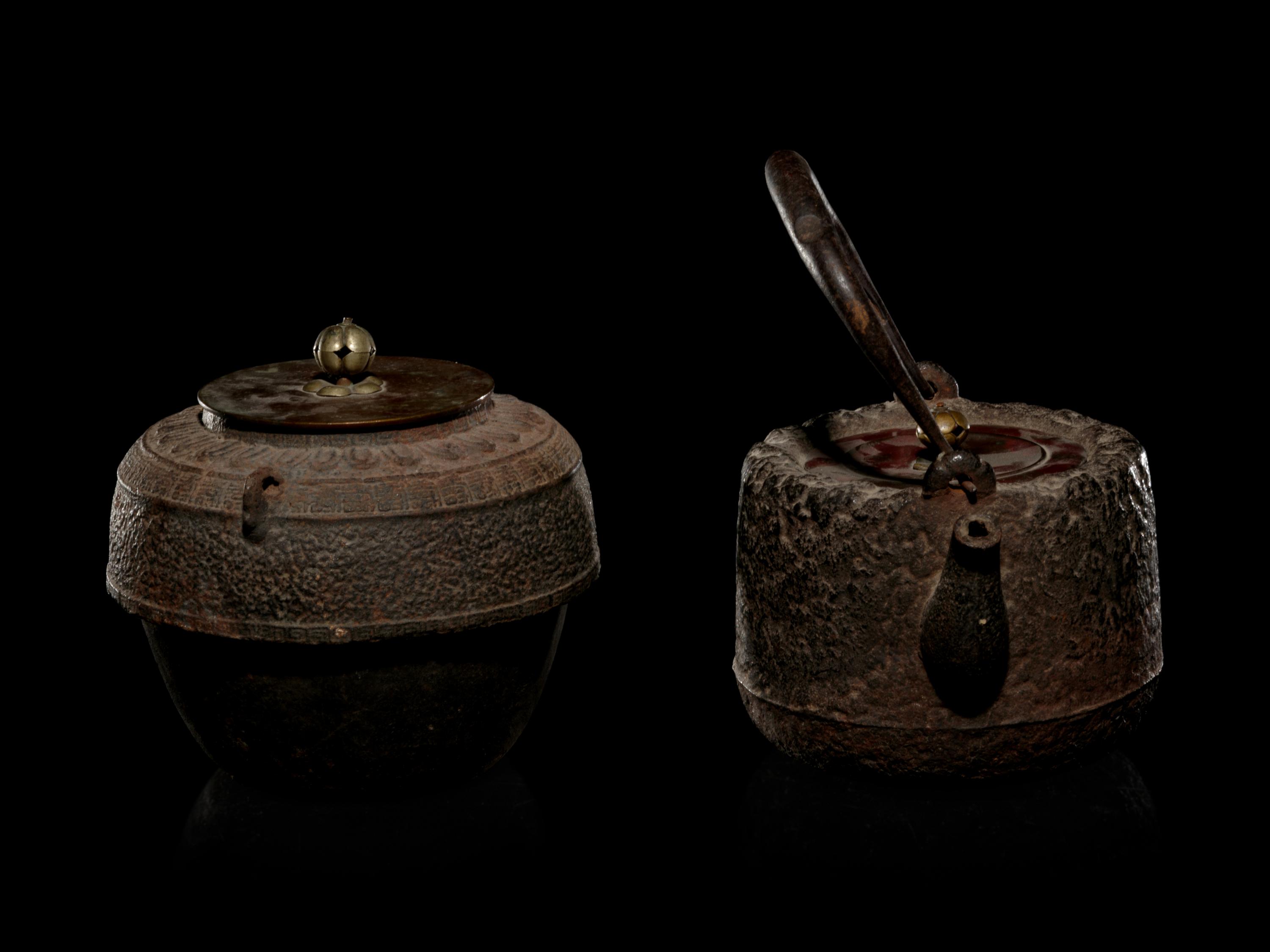 Five Japanese Cast Iron Tea Wares
