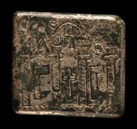 A Byzantine Gilt-Bronze Weight
