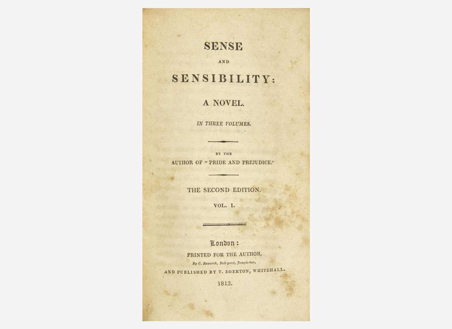 [Literature] (Austen, Jane): Sense and Sensibility: A Novel