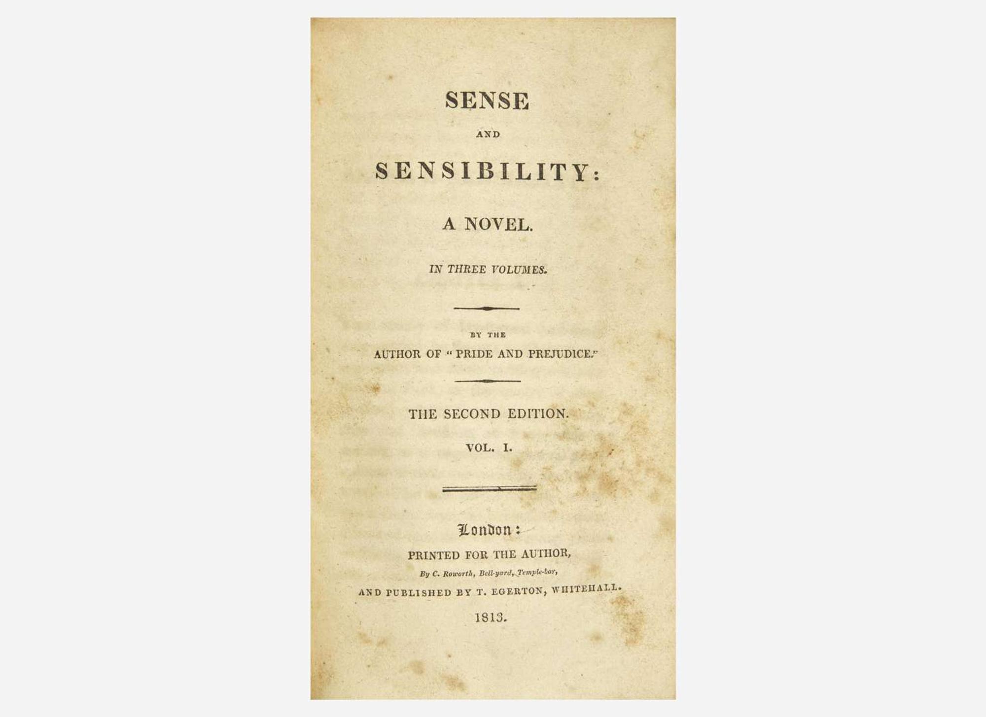 [Literature] (Austen, Jane): Sense and Sensibility: A Novel