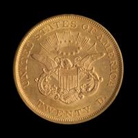 A United States 1853 Liberty Head $20 Gold Coin