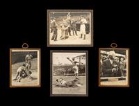 A Group of Original 1930-40s Baseball International News Photographs,
