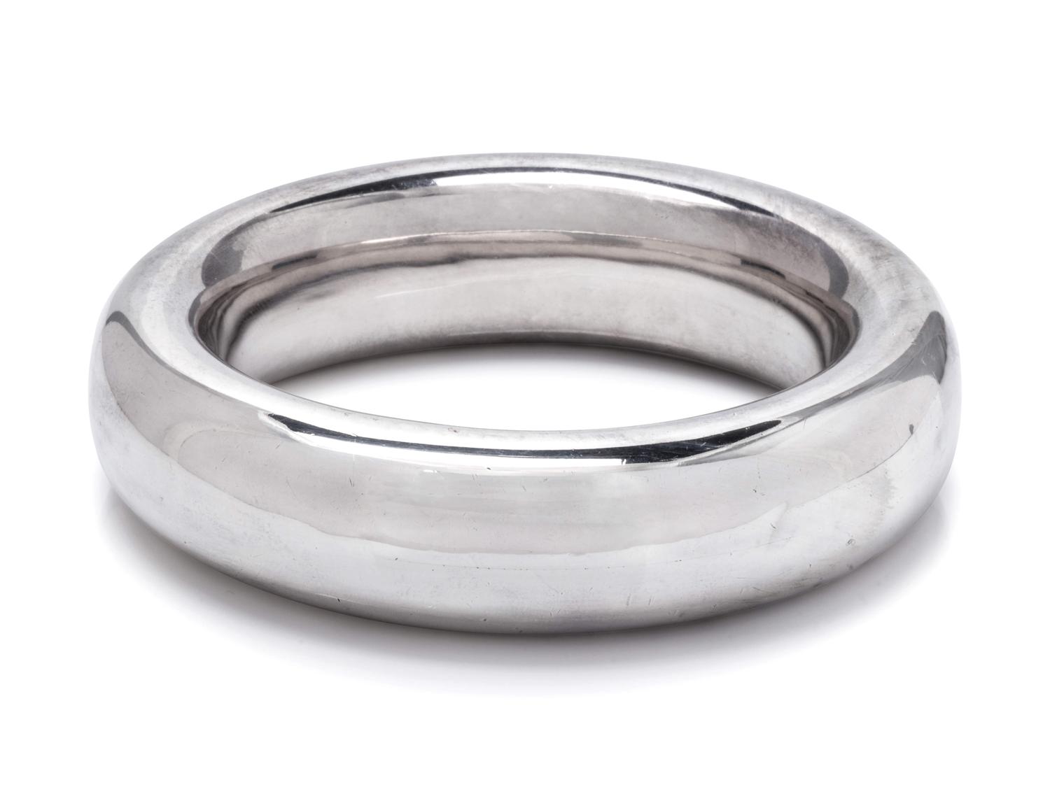 A Sterling Silver 'Doughnut' Bangle Bracelet, Elsa Peretti for Tiffany & Co., Circa 1981.