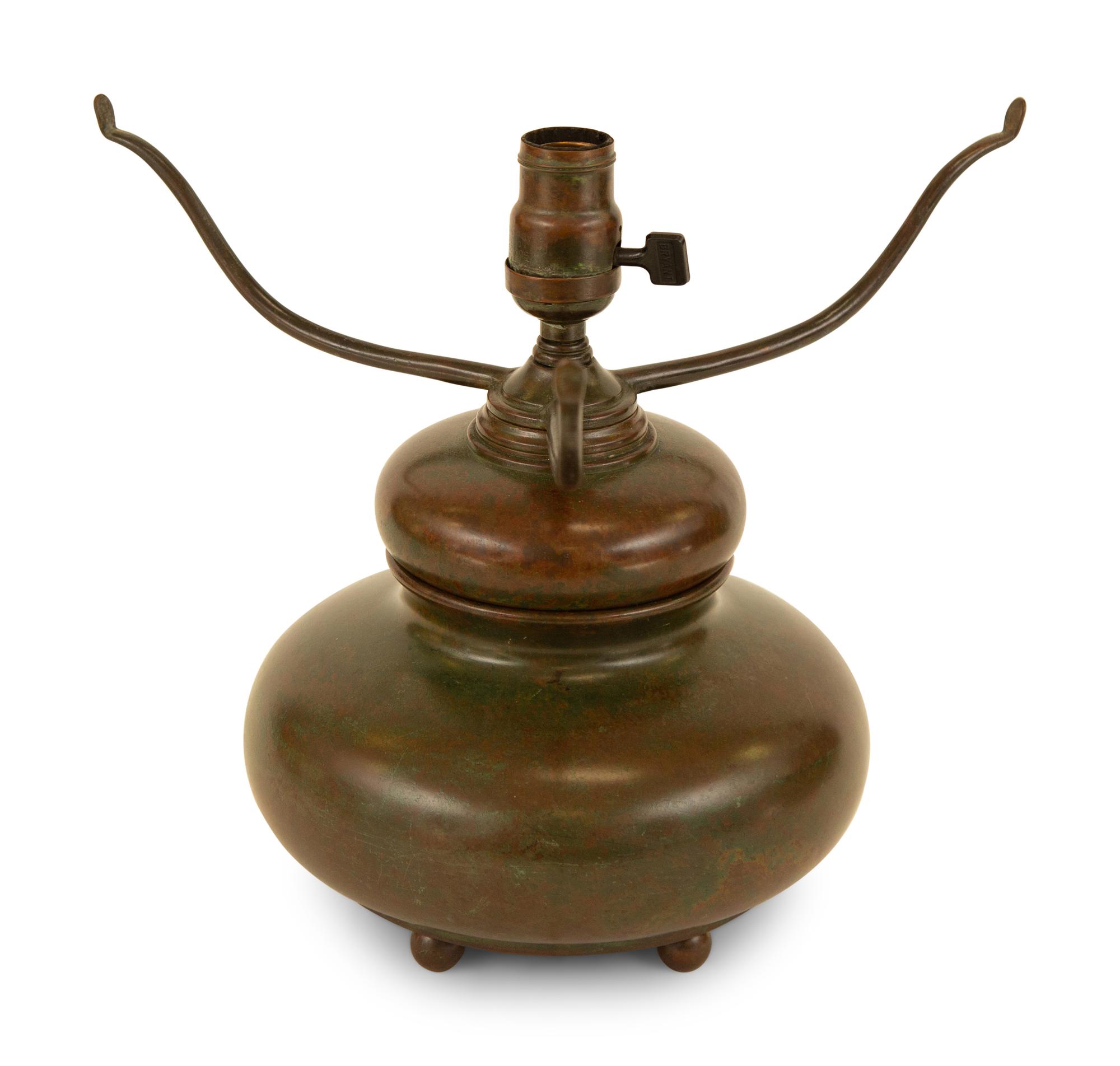 A Tiffany Studios Table Lamp Base, Circa 1902