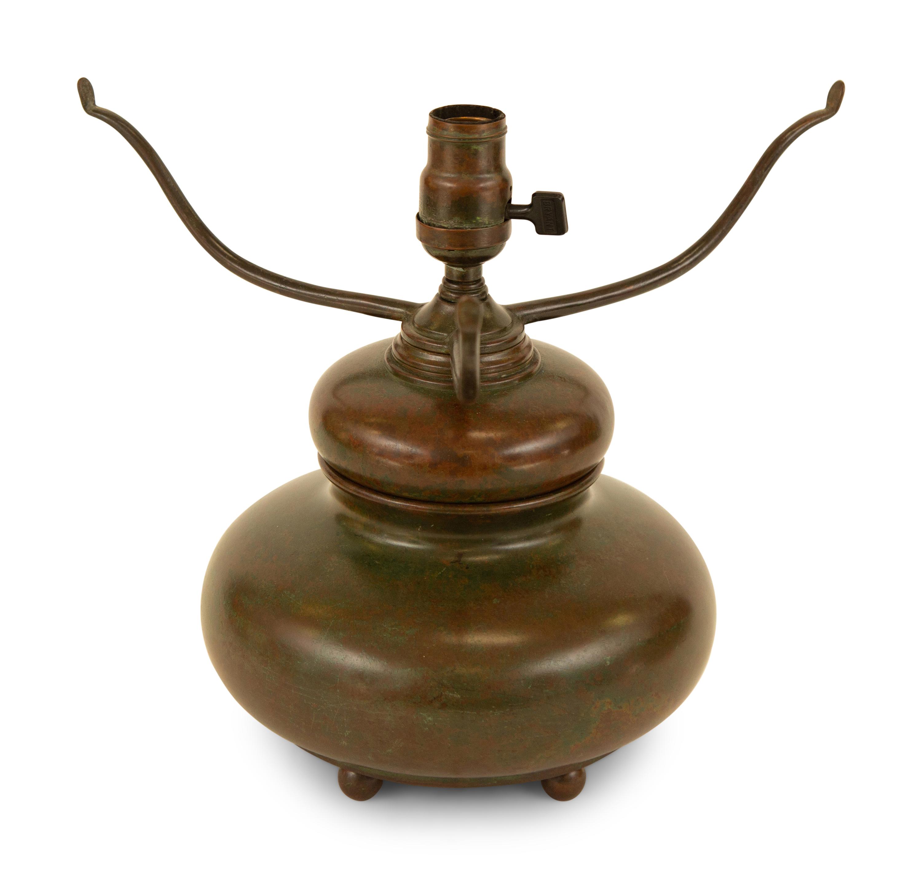 A Tiffany Studios Table Lamp Base, Circa 1902
