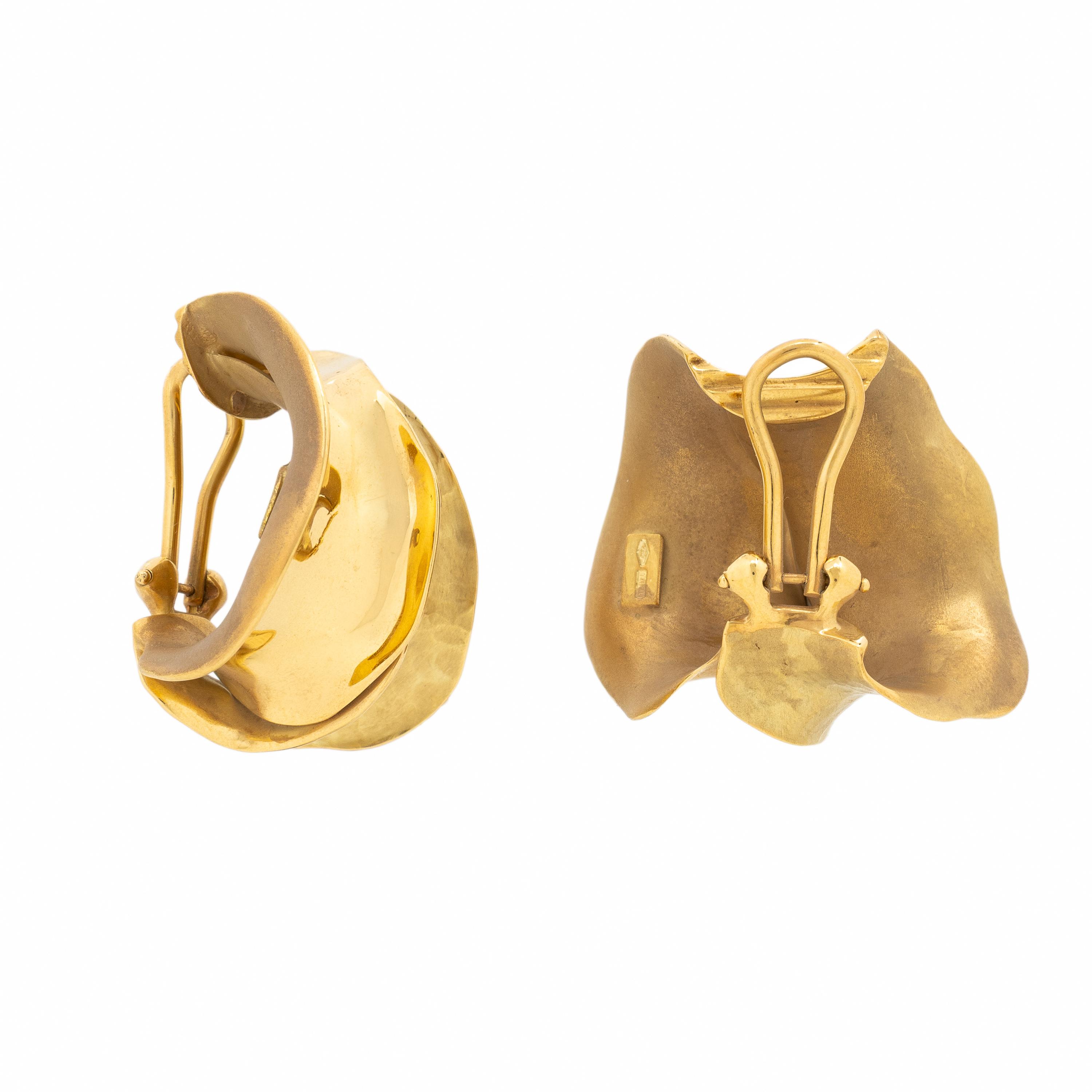 Yellow Gold Earrings