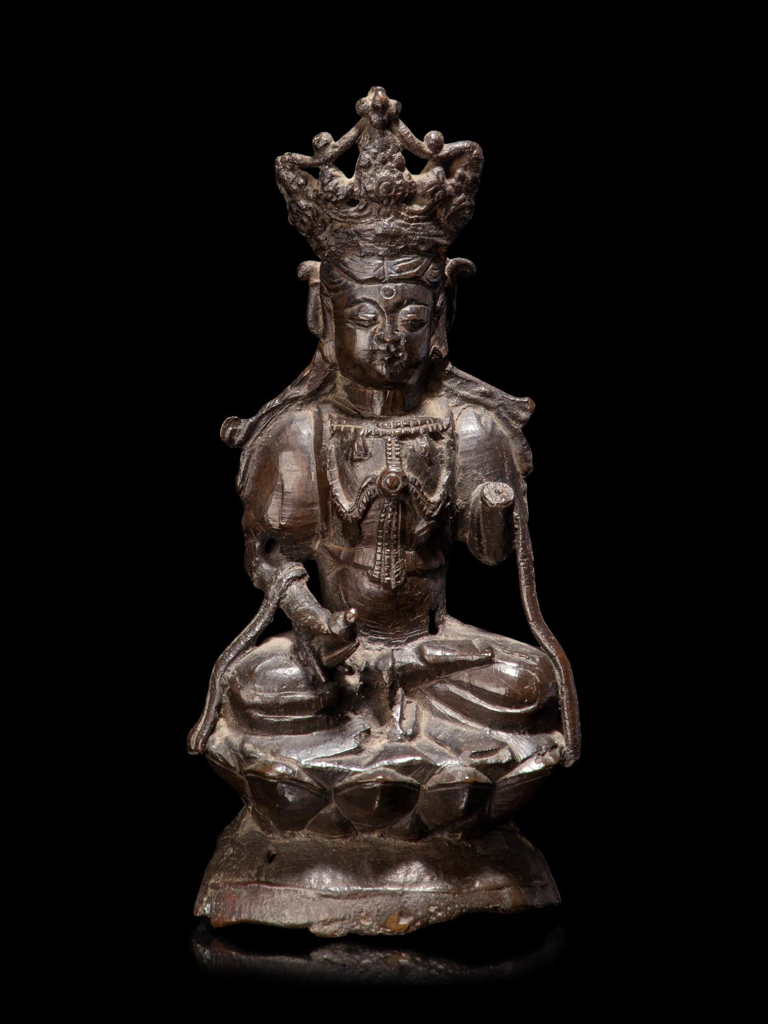 Three Asian Bronze Figures