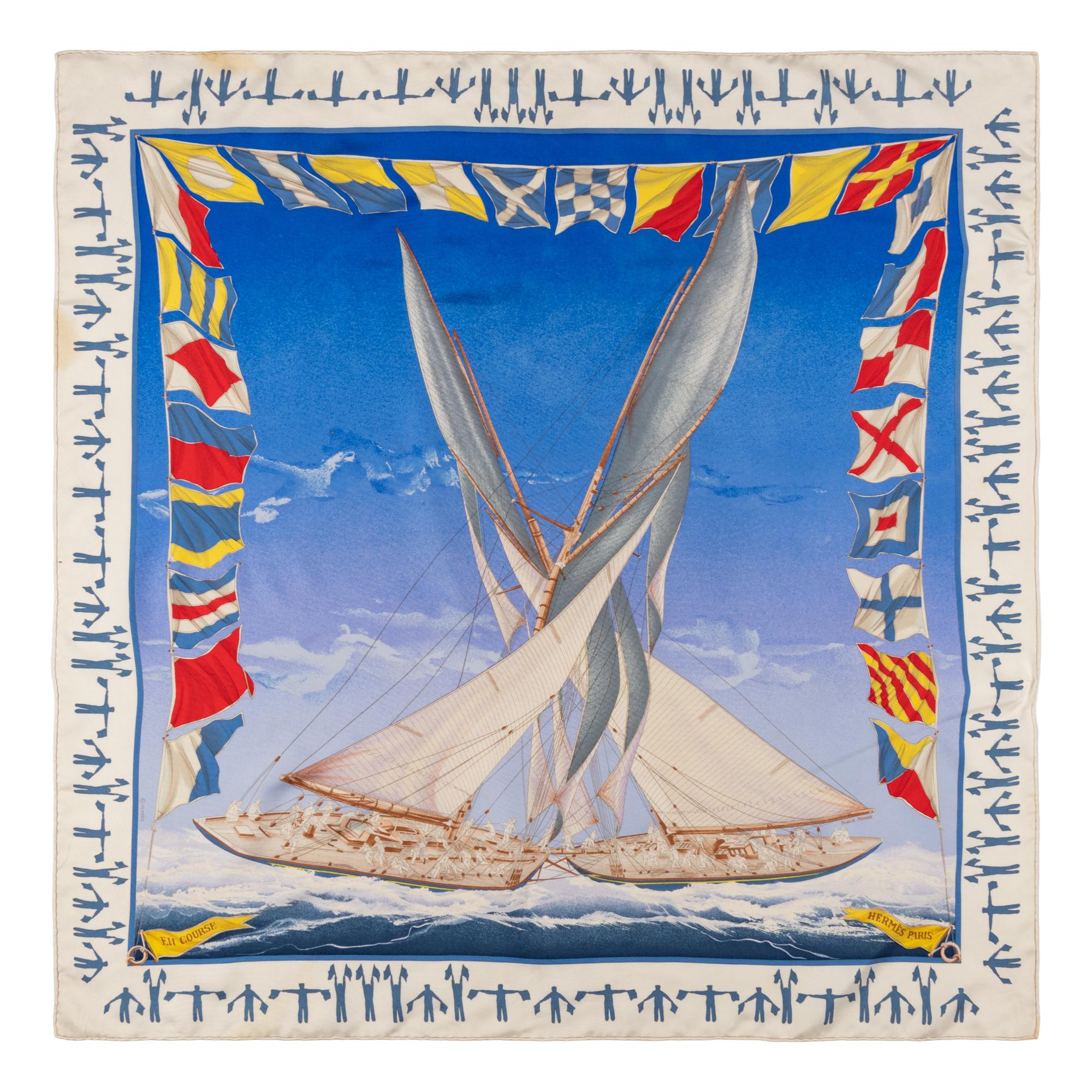 Four Hermès Scarves