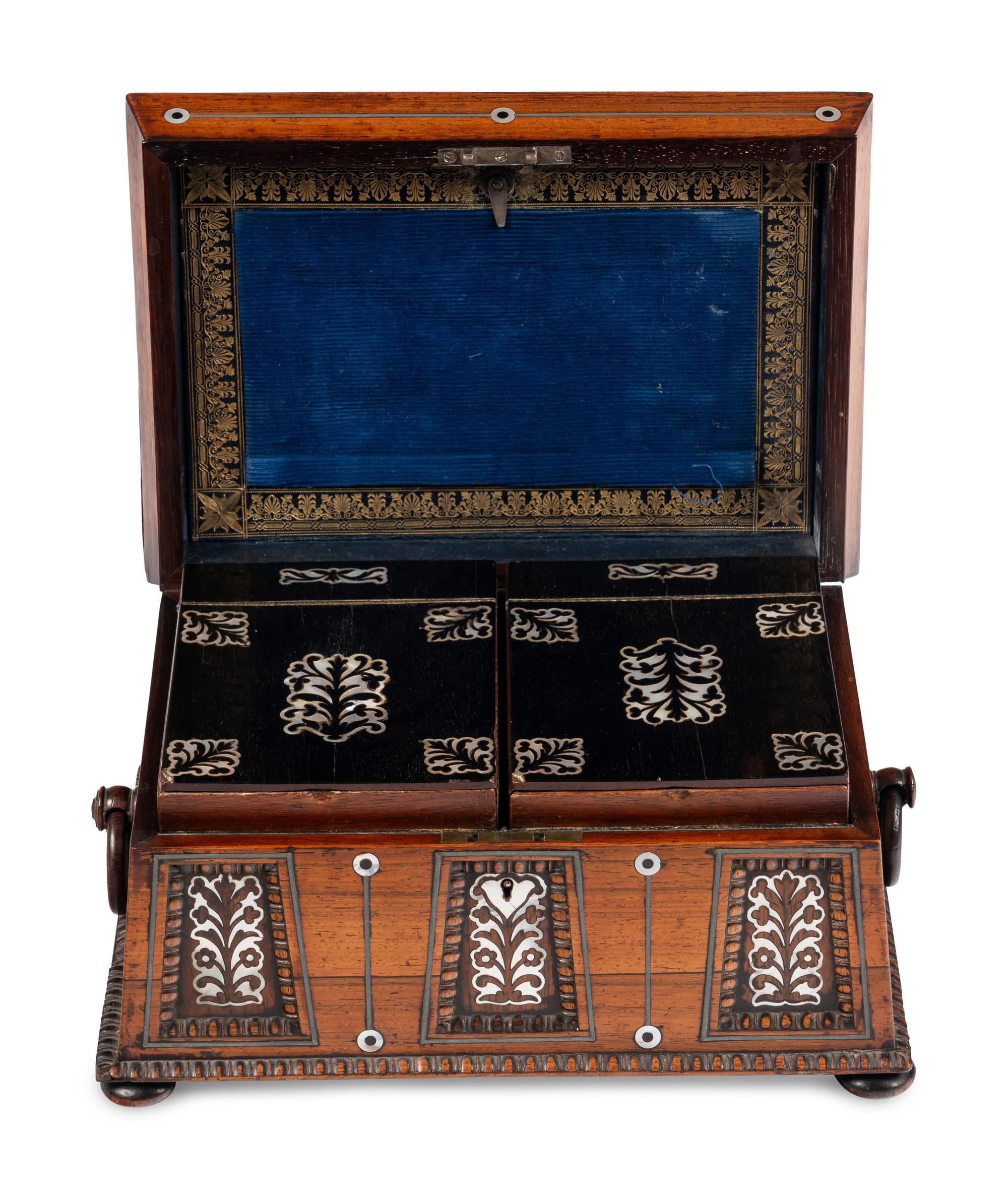 An Anglo-Indian Musical Tea Caddy