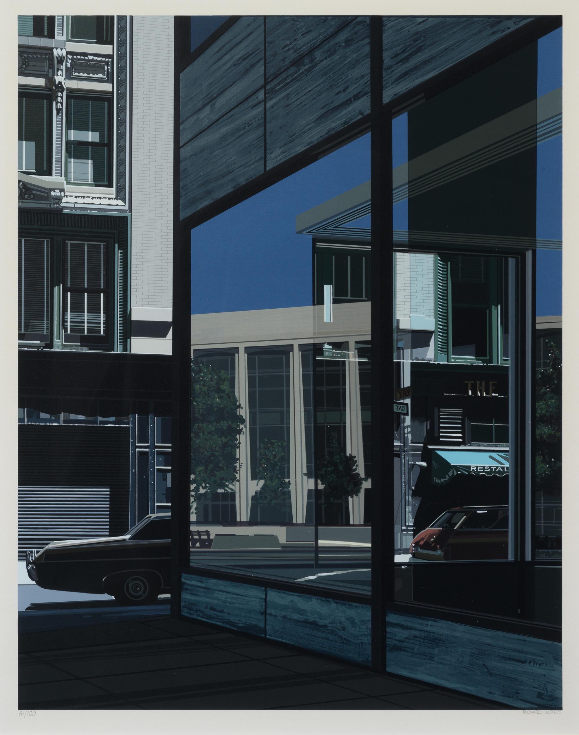 Urban Landscapes No. 2 (complete portfolio of 8 prints with original cloth portfolio)