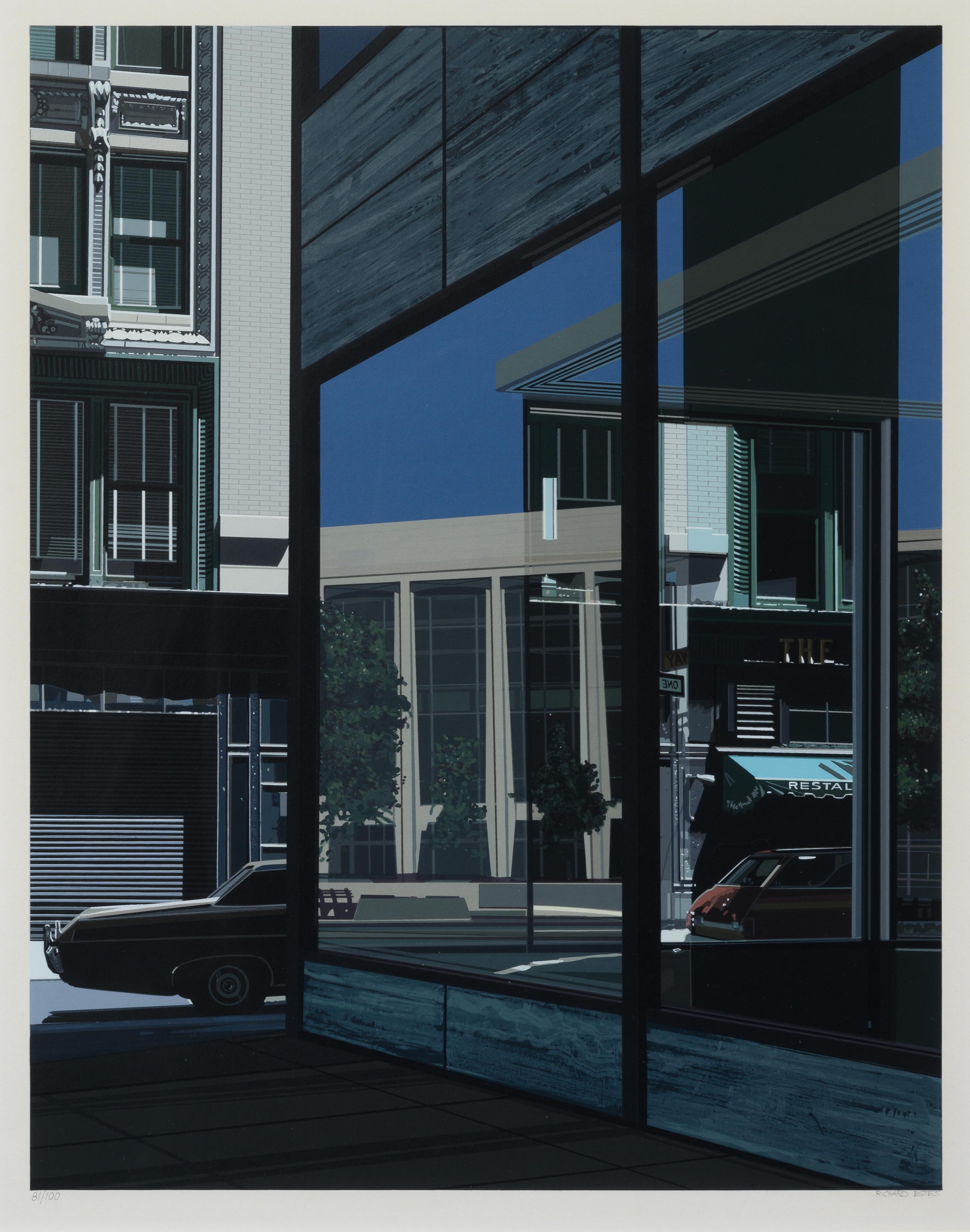 Urban Landscapes No. 2 (complete portfolio of 8 prints with original cloth portfolio)