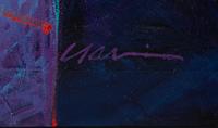 (Untitled) Mixed Media on Canvas with Metal, 1988