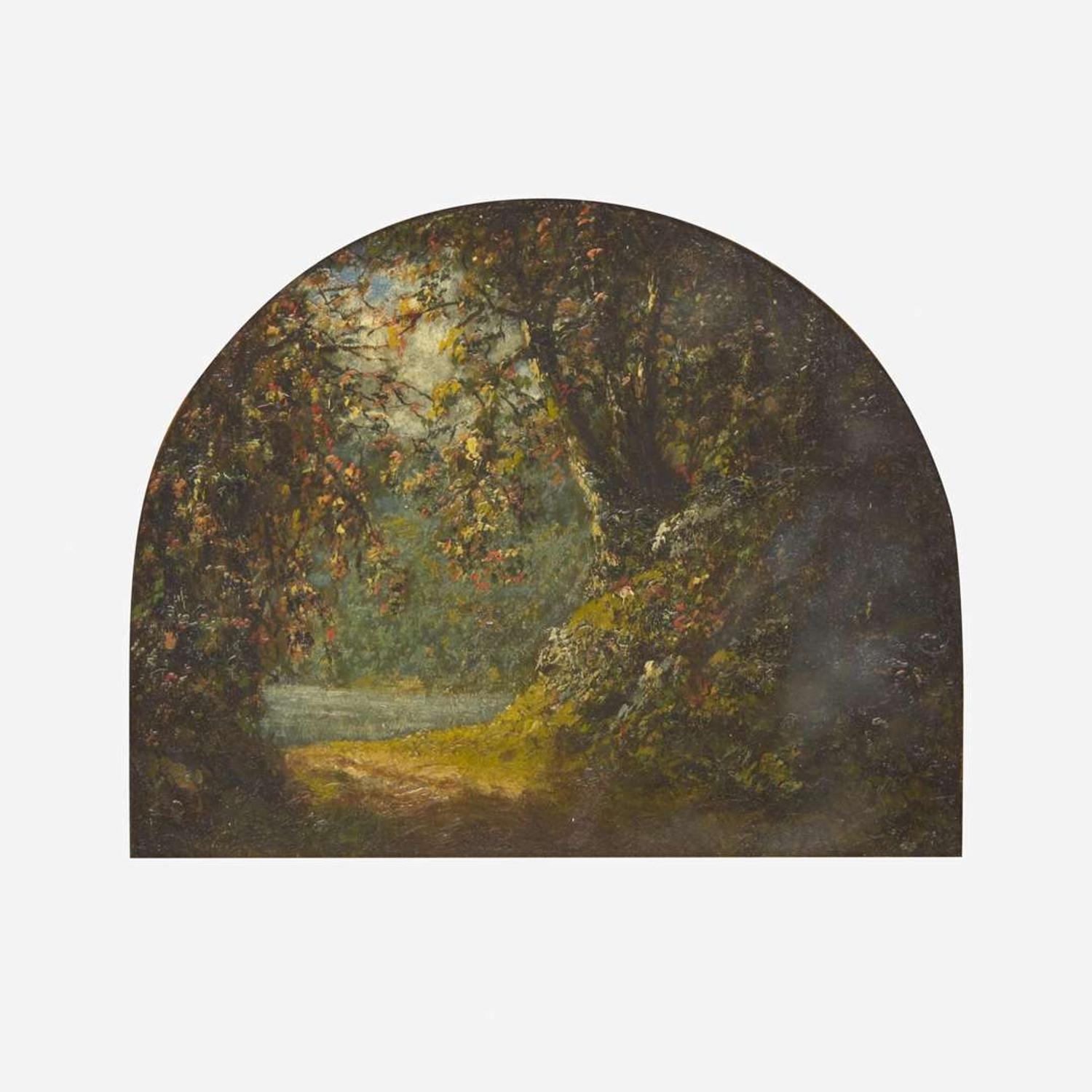 Attributed to Henry Ward Ranger (1858-1916) Small Landscape of Central Park, New York