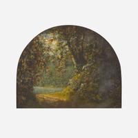 Attributed to Henry Ward Ranger (1858-1916) Small Landscape of Central Park, New York