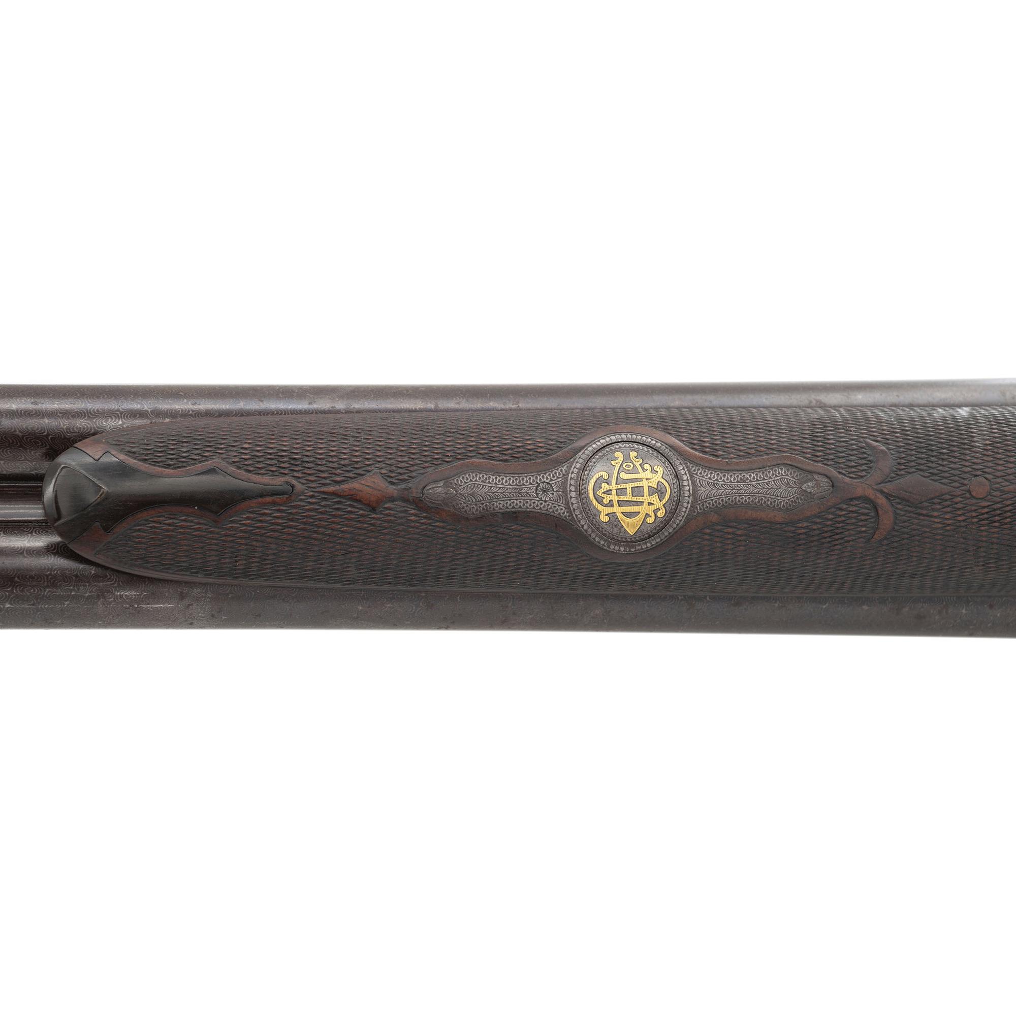 High Quality Grade Lefever Arms Co. SxS Hammerless with Damascus Barrels