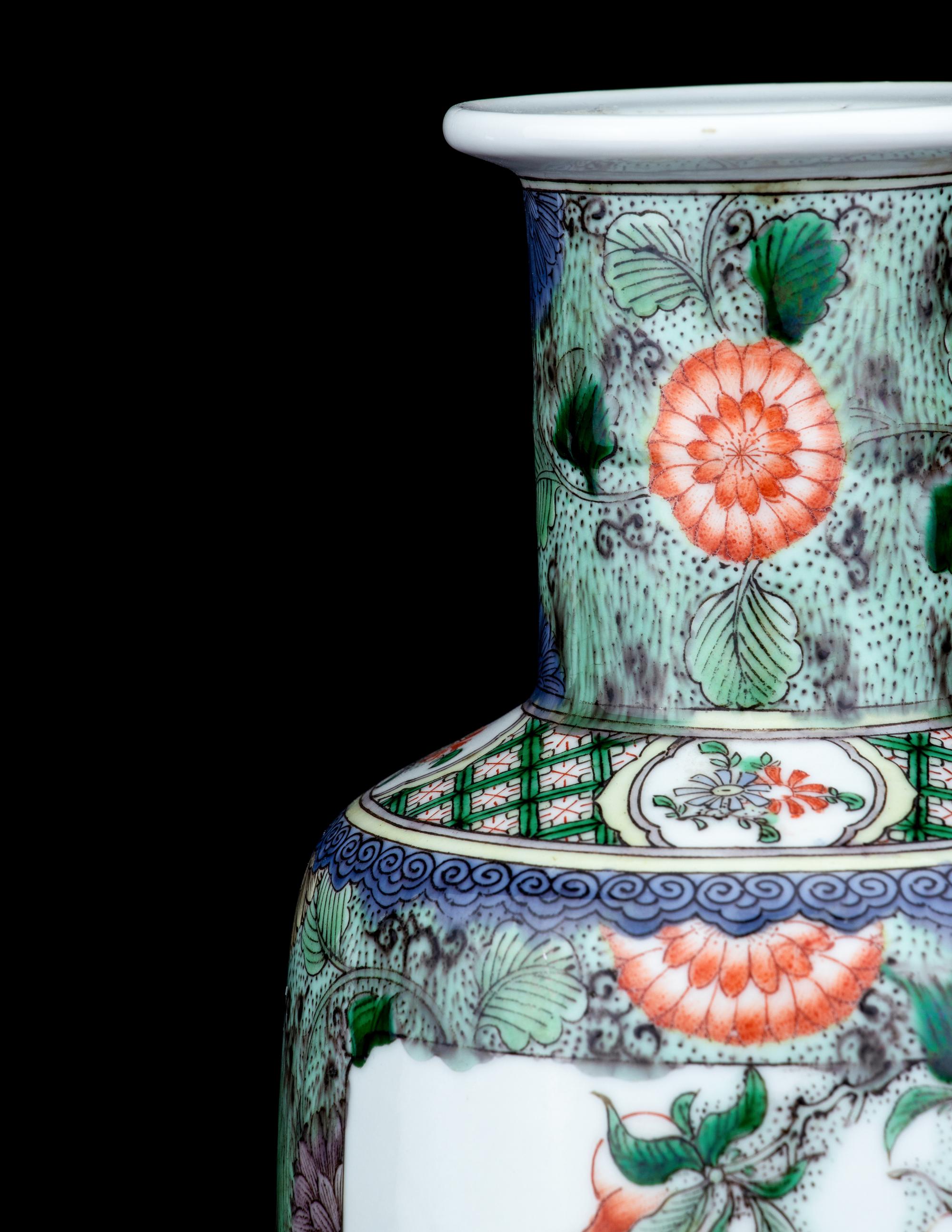 Three Chinese Famille Rose Porcelain Articles