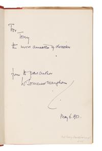 [Literature] Maugham, W. Somerset. Pair of Inscribed Titles