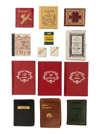 [MINIATURE BOOKS] -- [LITERATURE]. A group of 21 literary works, including: