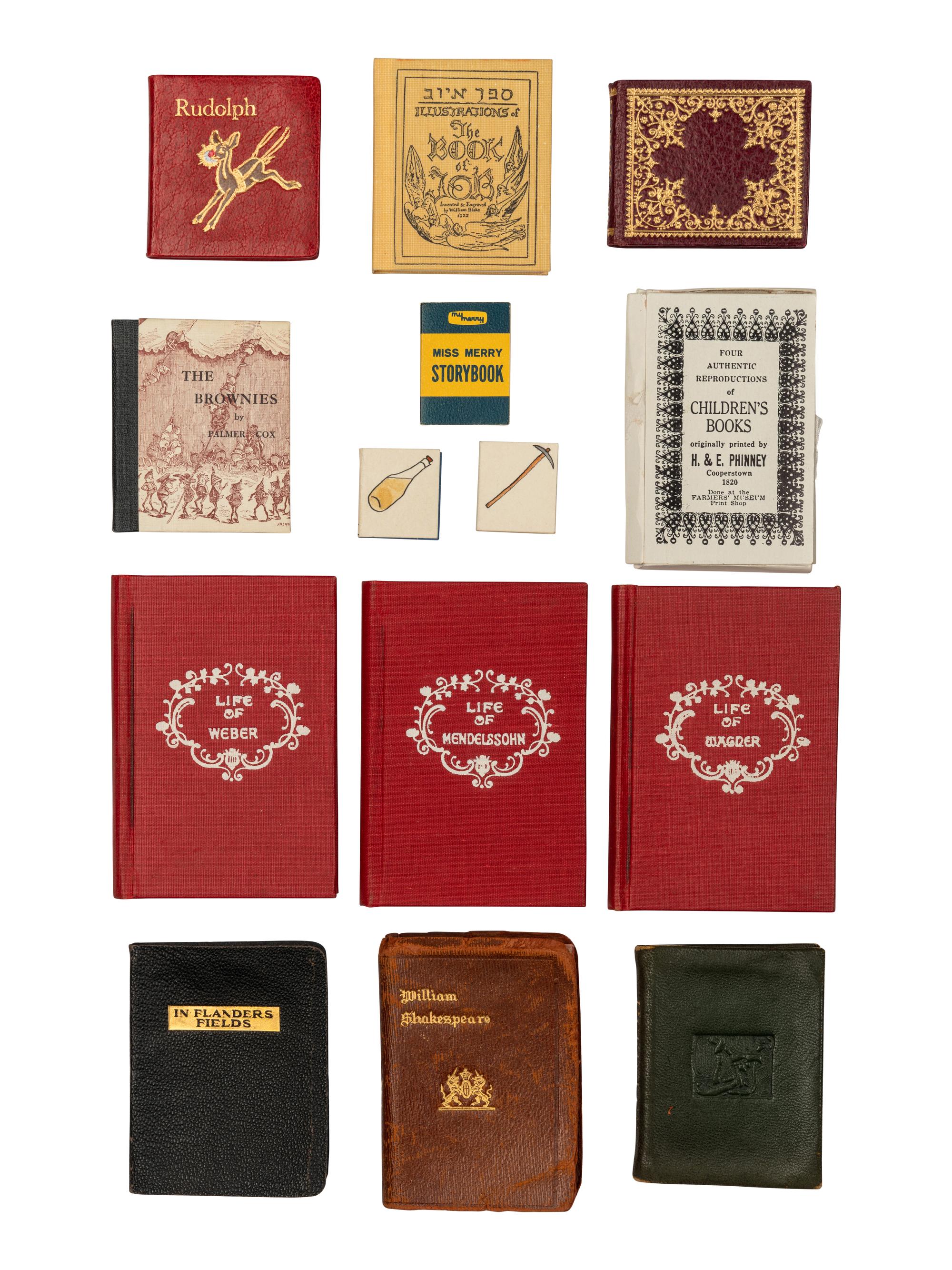 [MINIATURE BOOKS] -- [LITERATURE]. A group of 21 literary works, including: