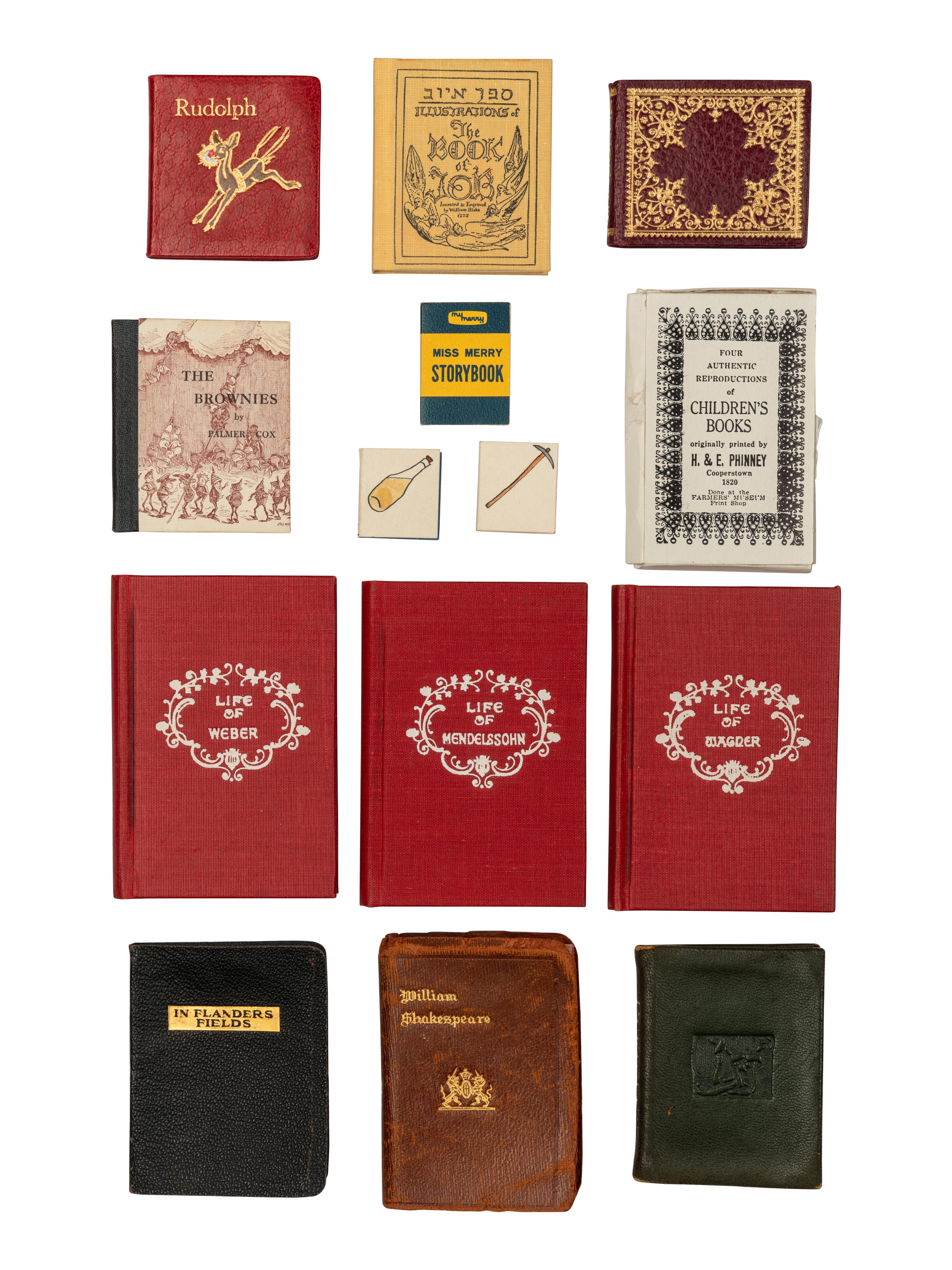 [MINIATURE BOOKS] -- [LITERATURE]. A group of 21 literary works, including: