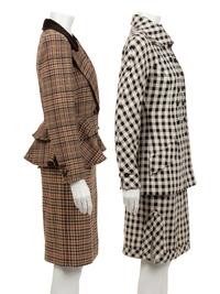 Three Designer Skirt Ensembles: Valentino, Chanel, 1980-2000s